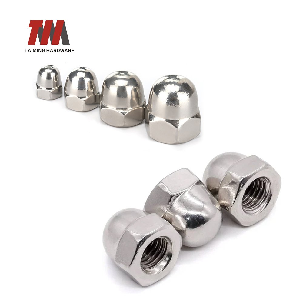 Brass Cap Nut with Anti-Microbial Coating - Food Processing