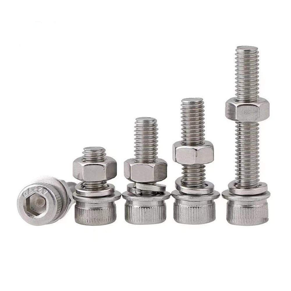 Cup Head Combination Screws Grade 8.8 ISO Standard socket head - Image 3