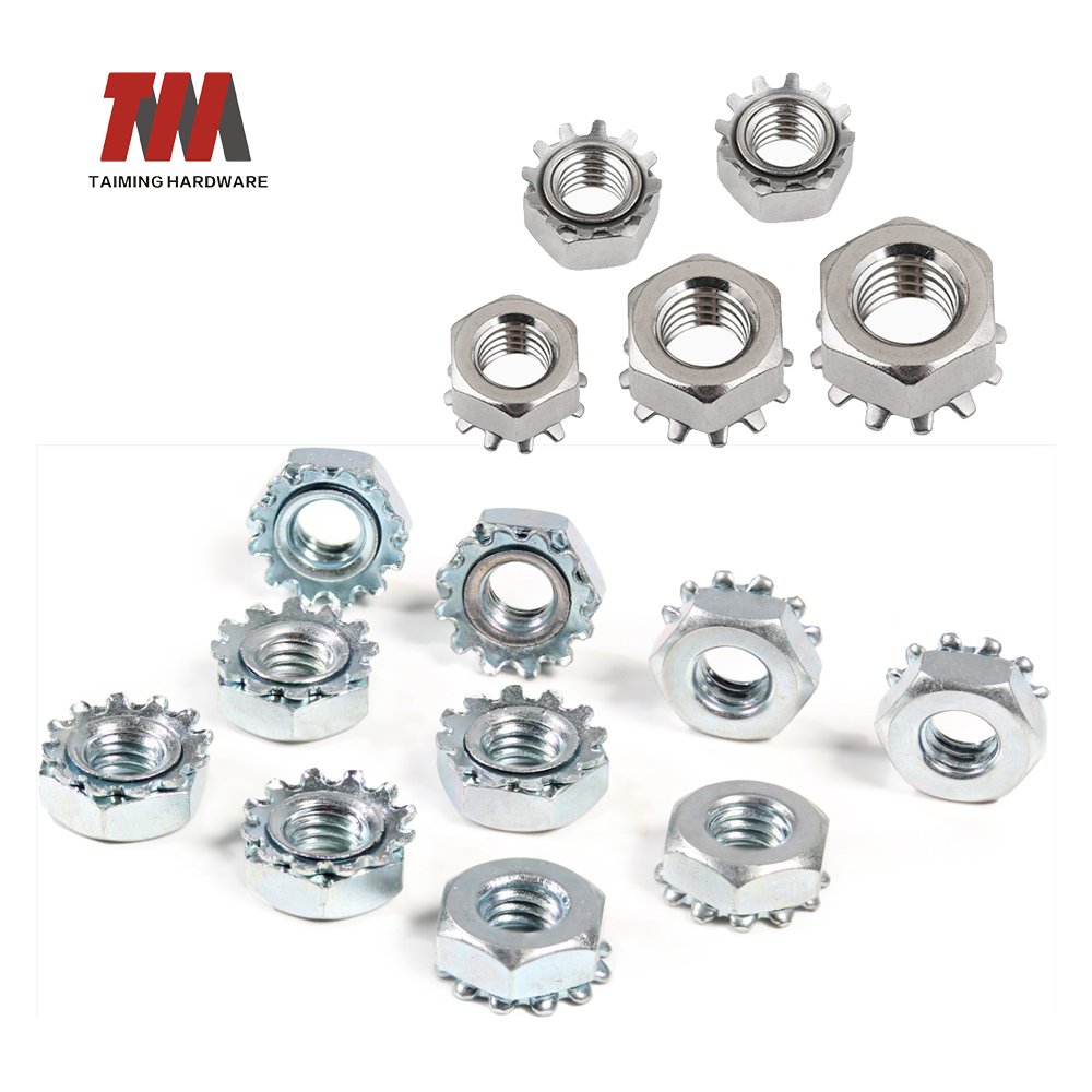 Keps Nuts with integrated washer for secure and efficient fastening in various applications