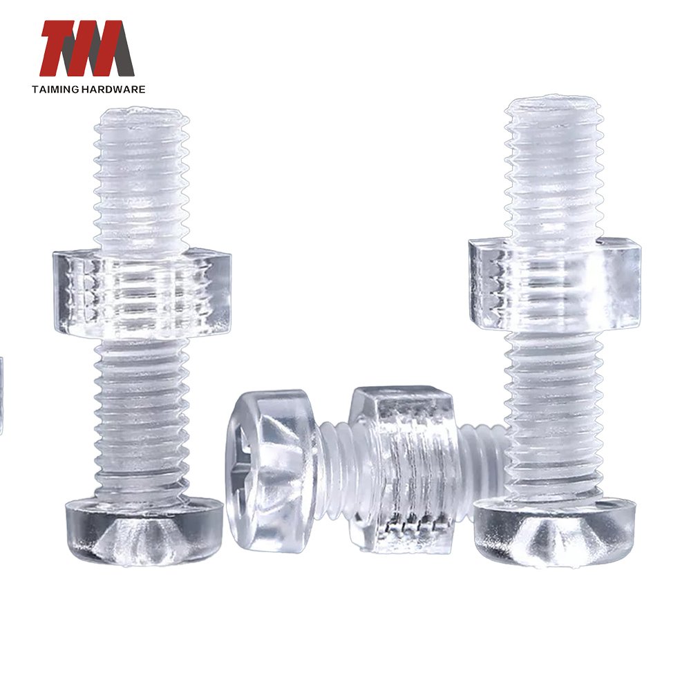 Durable plastic screws for lightweight fastening applications