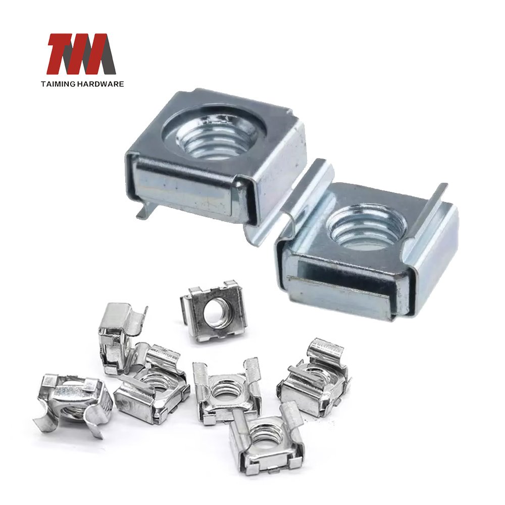 Square nuts for secure fastening in woodworking, machinery, and construction applications