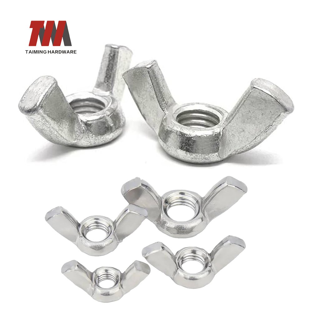 Wing nuts for easy hand tightening in mechanical and DIY projects
