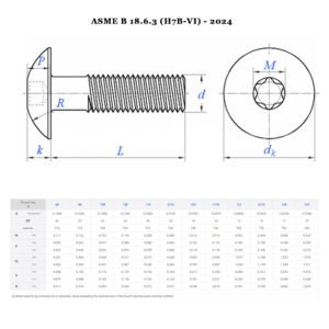 Button head machine screw with smooth round head for secure fastening