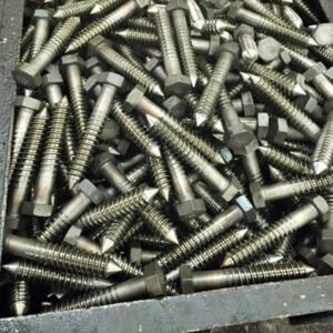 Steel hex head self-tapping screw for construction and automotive fastening