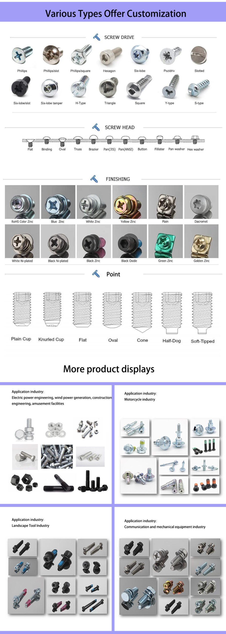 Taiming makes fastener sourcing simple and reliable. We offer comprehensive support, fast turnaround, and scalable production for screws and bolts. Whether you need standard or custom fasteners, we manufacture to meet your exact needs.
