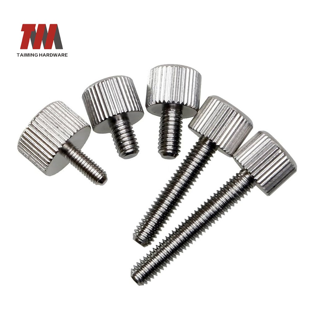 A thumb screw is a type of screw designed to be tightened and loosened by hand, without the need for tools. It features an enlarged, textured, or knurled head—often in a wing, knob, or flat-head shape—that provides grip for manual operation.