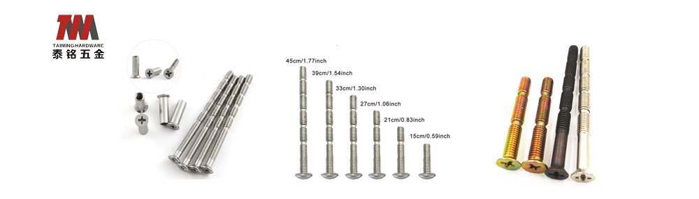 Bamboo screw Grade A ISO ideal for furniture and door knob assembly