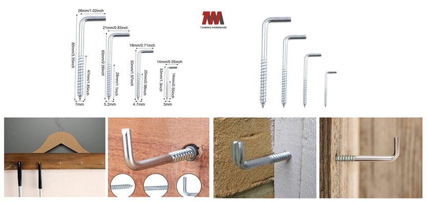 L Shape Tapping Screws Grade 304 DIN7504